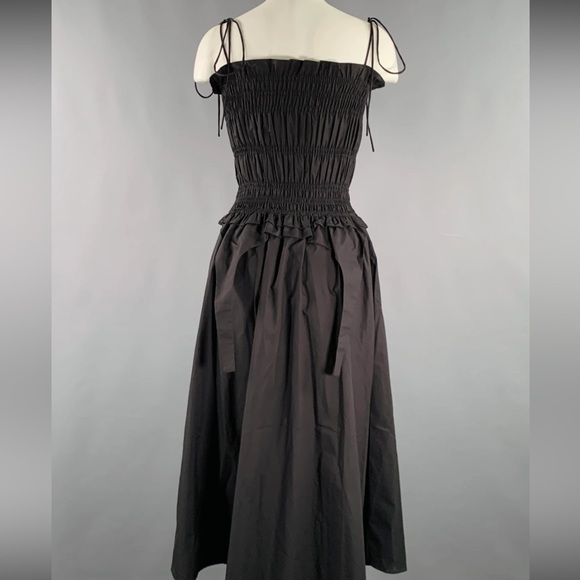 Allina Liu Elegant Black Off-Shoulder Dress NWT size S - Picture 13 of 13